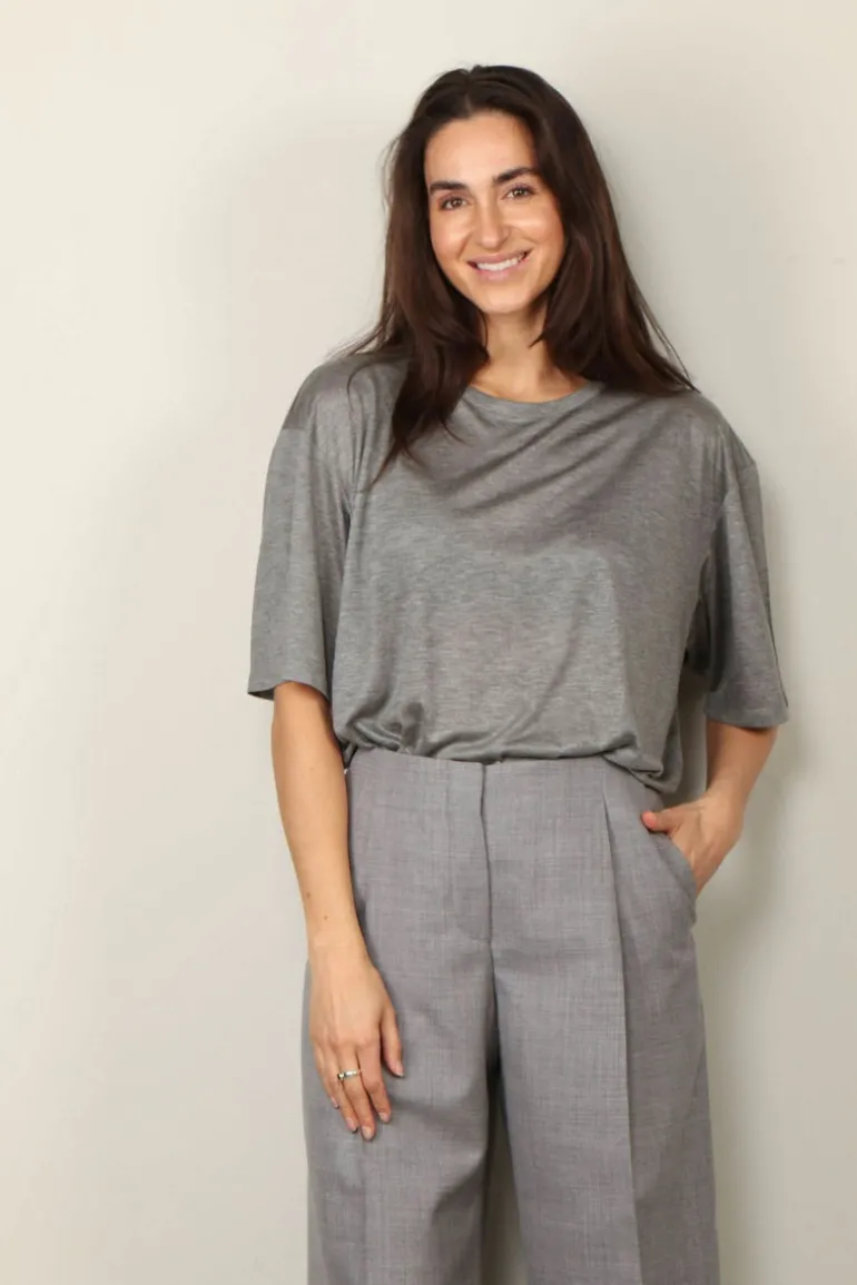 Indress T-shirt - Azalee - Heather Grey