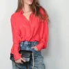 Indress Blouse - Lavande Shirt - Poppy Red