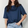 Indress T-shirt - Lotus - Night Blue