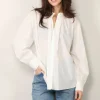 Indress Blouse - Bleuet - Ecru