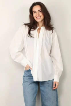 Indress Blouse - Bleuet - Ecru