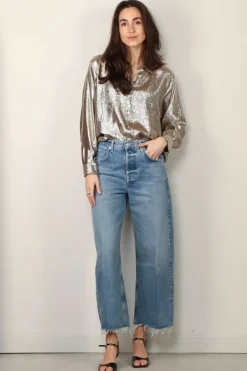 Indress Blouse - Clématite - Silver