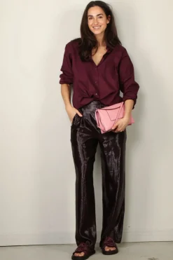 Indress Blouse - Iris - Burgundy