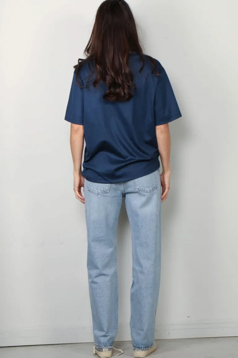 Indress T-shirt - Lotus - Night Blue