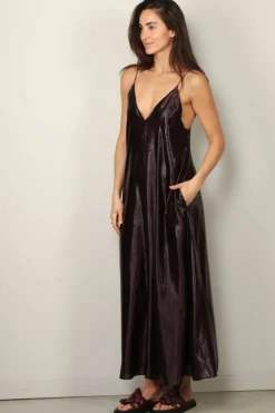 Indress Jurk - Dahlia - Burgundy Black