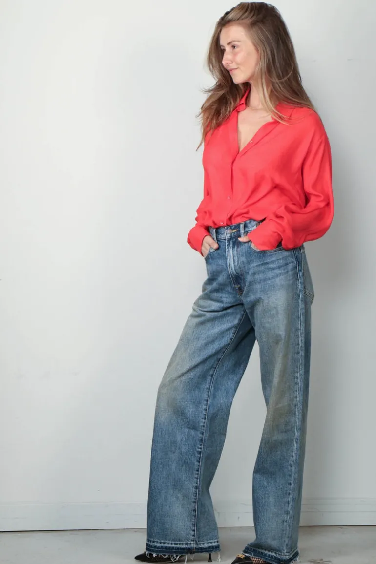 Indress Blouse - Lavande Shirt - Poppy Red