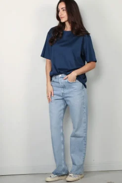 Indress T-shirt - Lotus - Night Blue