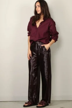 Indress Blouse - Iris - Burgundy
