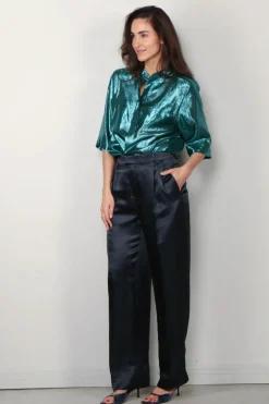 Indress Blouse - Camomille - Turquoise