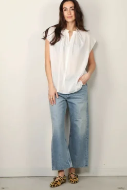 Indress Blouse - Rose - Ecru