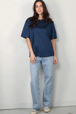 Indress T-shirt - Lotus - Night Blue