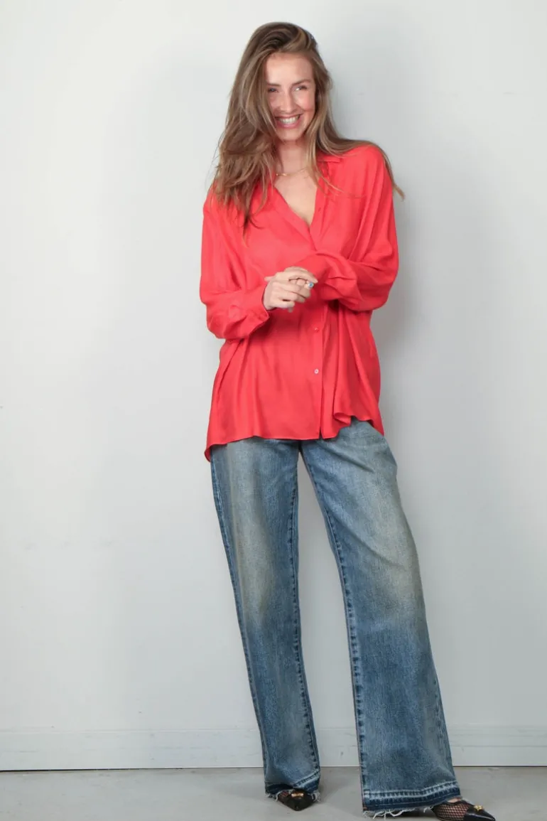 Indress Blouse - Lavande Shirt - Poppy Red