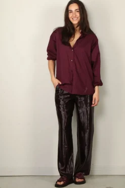 Indress Blouse - Iris - Burgundy