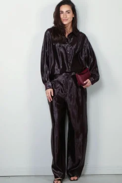 Indress Blouse - Jacinthe - Burgundy Black