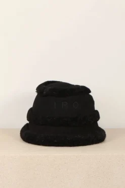 IRO bucket hat - VENETO SHEARLIN - BLACK