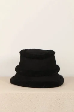 IRO bucket hat - VENETO SHEARLIN - BLACK