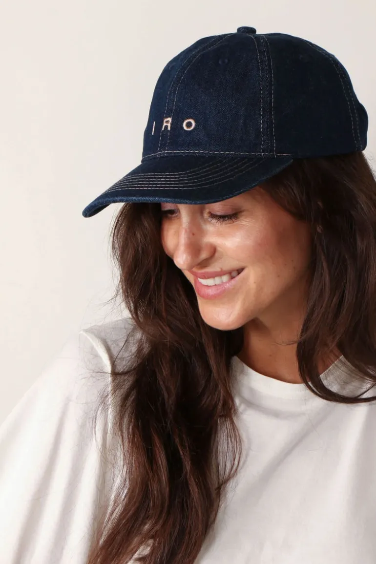 IRO Cap - Greb raw - Raw denim blue