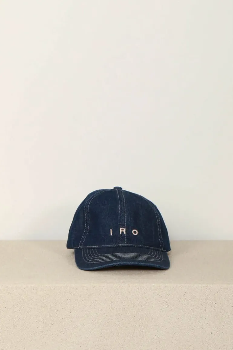 IRO Cap - Greb raw - Raw denim blue