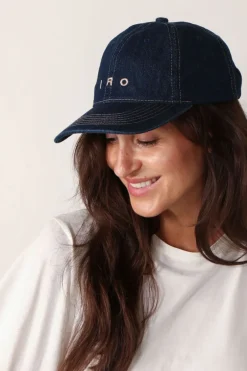 IRO Cap - Greb raw - Raw denim blue