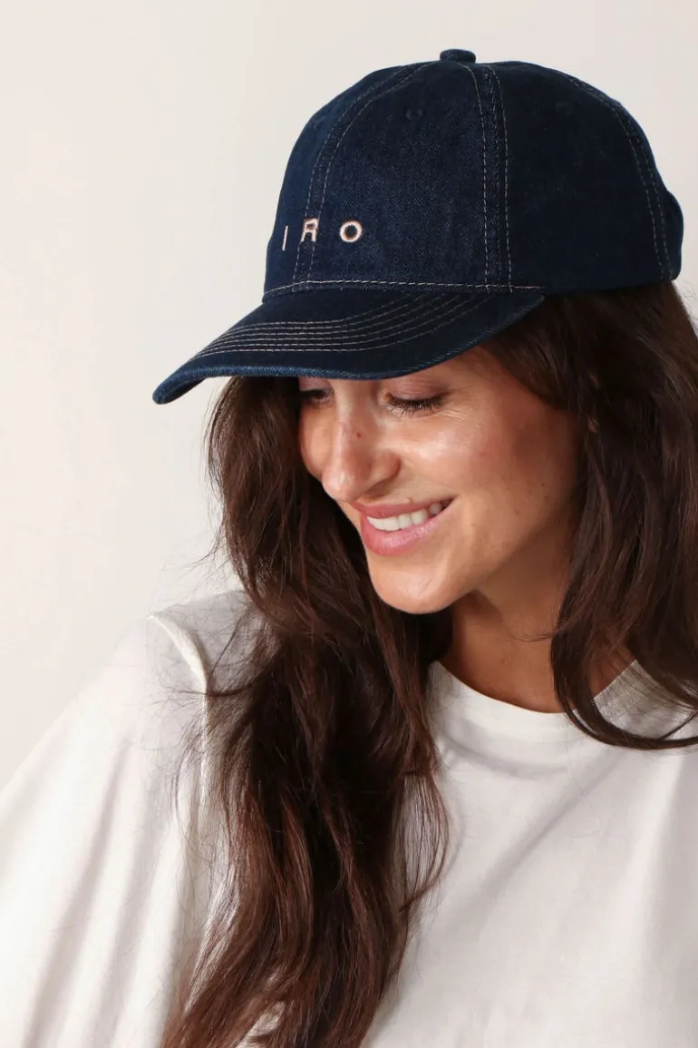IRO Cap - Greb raw - Raw denim blue