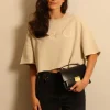 IRO T-shirt - Olinda - Cream pearl