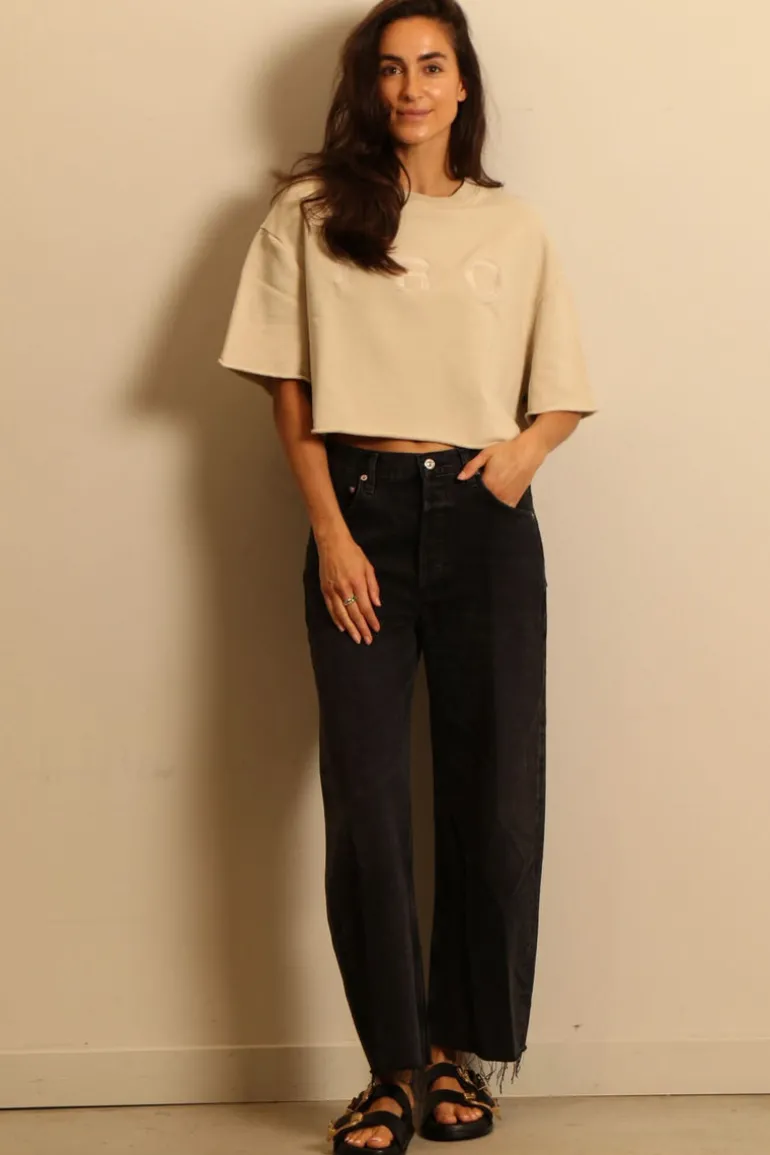 IRO T-shirt - Olinda - Cream pearl