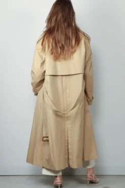 6397 Jas - Trench Coat - Khaki