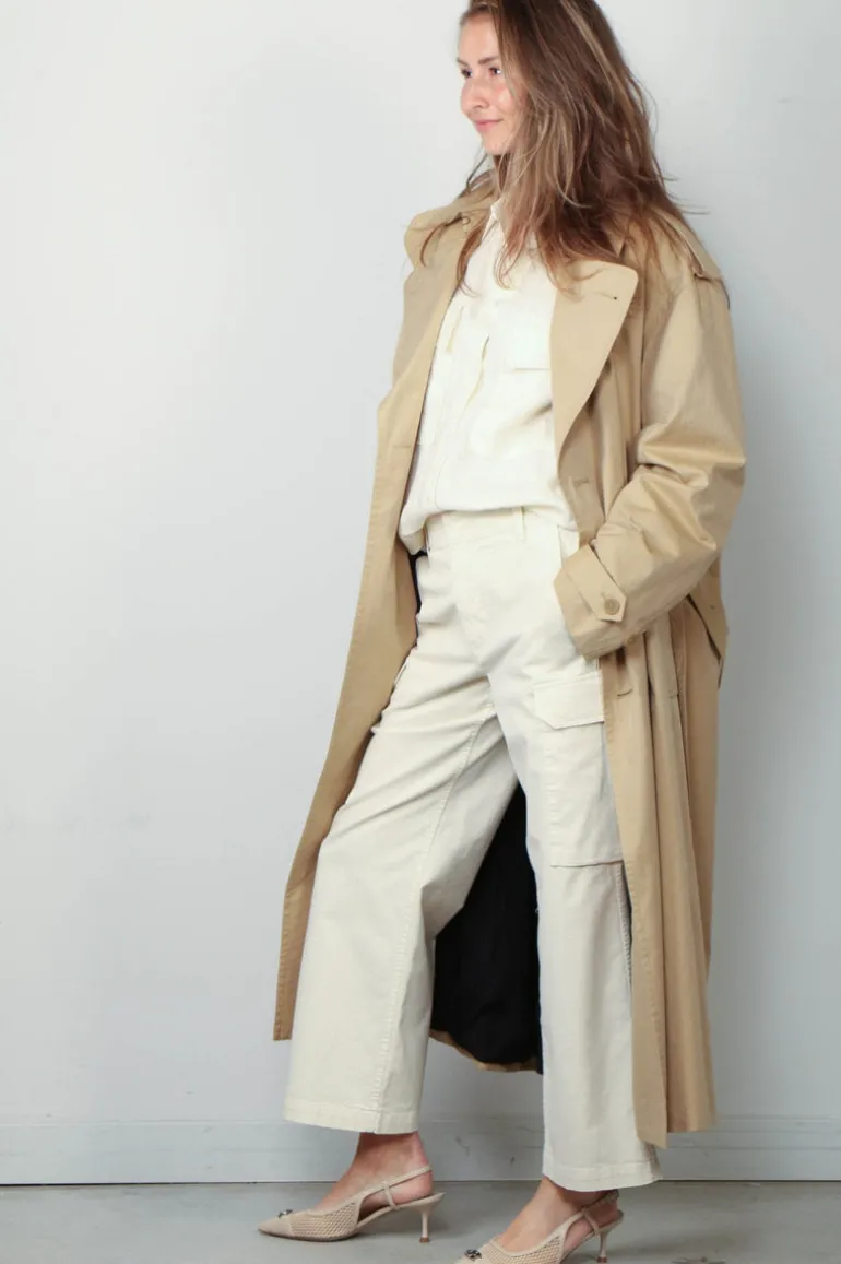 6397 Jas - Trench Coat - Khaki