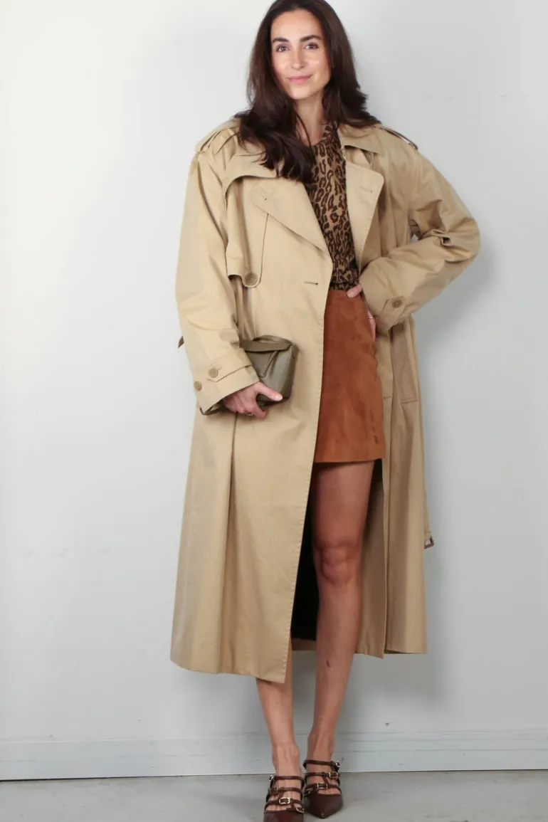 6397 Jas - Trench Coat - Khaki