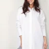 Joseph Blouse - Comete Blouse Poplin Gots - White