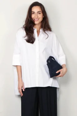 Joseph Blouse - Congo Blouse Poplin Gots - White