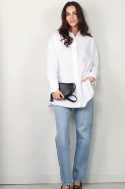 Joseph Blouse - Comete Blouse Poplin Gots - White