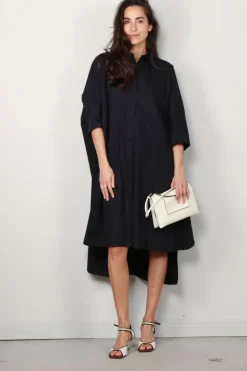 Joseph Jurk - Dania Dress Poplin Gots - Navy