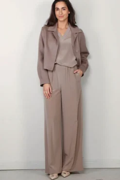 Joseph Blouse - Miller Crepe De Soie - Escargot