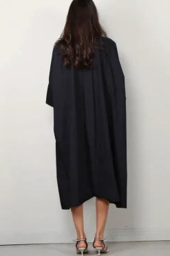 Joseph Jurk - Dania Dress Poplin Gots - Navy