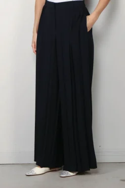 Joseph Broek - Tibre Pant Airy Plisse - Navy