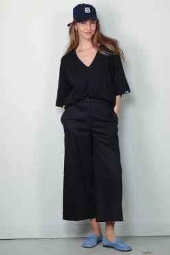 Joseph Broek - Temple Pant Light Gab Str - Navy