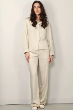 Joseph Blouse - Vega Jkt Soft Vis Tailor - Quail