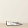 Le Monde Béryl Ballerina - Luna slipper leather - Silver