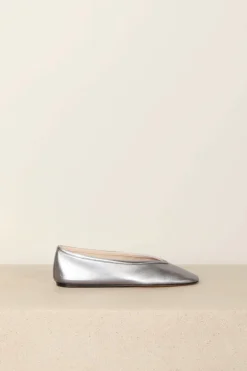 Le Monde Béryl Ballerina - Luna slipper leather - Silver
