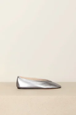 Le Monde Béryl Ballerina - Luna slipper leather - Silver