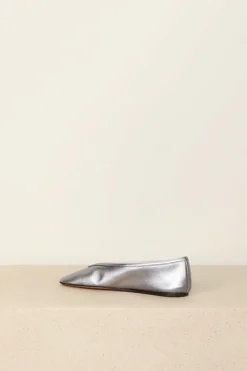 Le Monde Béryl Ballerina - Luna slipper leather - Silver