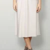 Lisa Yang Rok - Midi Skirt - Champagne