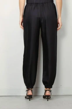 Lisa Yang Broek - High Rise Tapered Trousers - Midnight