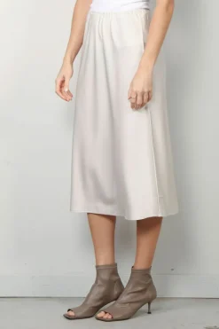 Lisa Yang Rok - Midi Skirt - Champagne