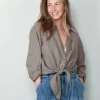 Lois Blouse - Pia - Hedge Green