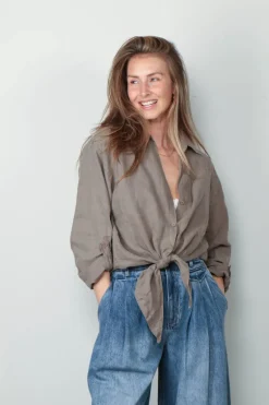 Lois Blouse - Pia - Hedge Green