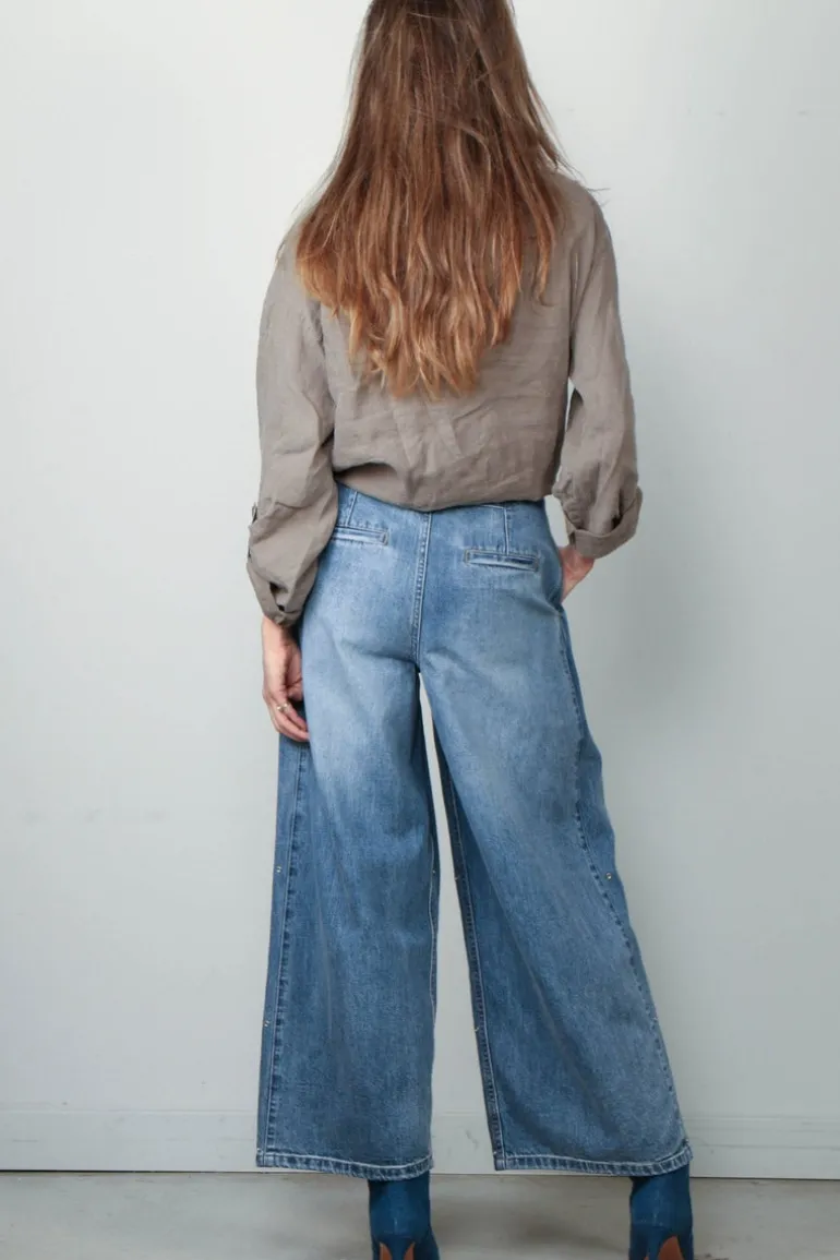 Lois Blouse - Pia - Hedge Green