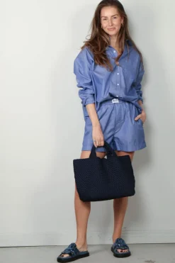 Margaux Lonnberg Short - Oliver - Navy Stripes