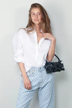 Maria McManus Blouse - A-line Tunic Shirt - White